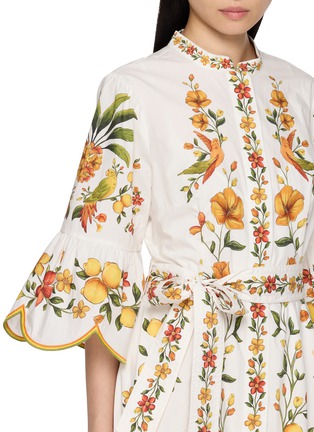  - FARM RIO - Lemon Bouquet Belted Mini Dress