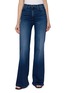 首图 - 点击放大 - MOTHER - The Hustler Roller Sneak Dark Wash Jeans