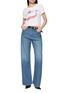 模特儿示范图 - 点击放大 - MOTHER - The Lil Goodie Goodie Helicopter Graphic Cotton T-Shirt