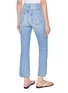 背面 - 点击放大 - MOTHER - The Hustler Ankle Fray Light Wash Jeans