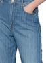  - MOTHER - Lasso Sneak Pinstriped Cotton Denim Jeans