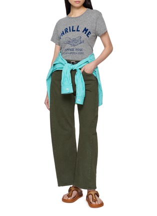 模特儿示范图 - 点击放大 - MOTHER - Half-Pipe Ankle Jeans