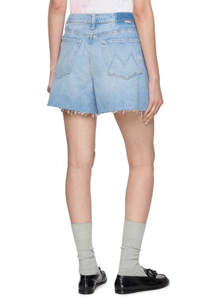 背面 - 点击放大 - MOTHER - The Extra Mile Short Fray Cotton Denim Shorts