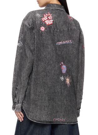 背面 - 点击放大 - MOTHER - Exes And Ohs Embroidered Cotton Denim Shirt