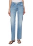 首图 - 点击放大 - MOTHER - The Mid Rise Zip Rambler Light Wash Jeans
