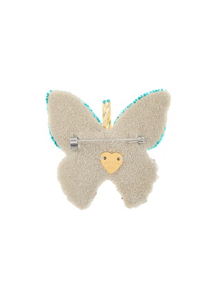 细节 - 点击放大 - OLIVIA DAR - Butterfly Beaded Brooch