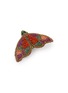 细节 - 点击放大 - OLIVIA DAR - Moth Embroidered Beaded Brooch