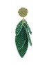 首图 - 点击放大 - OLIVIA DAR - Leaf  Embroidered Beaded Earring