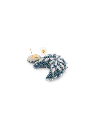 细节 - 点击放大 - OLIVIA DAR - Moon Beaded Drop Earrings