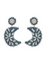 首图 - 点击放大 - OLIVIA DAR - Moon Beaded Drop Earrings