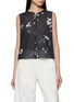 首图 - 点击放大 - THEORY - Sleeveless Floral Print Button Up Shell Top