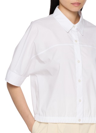  - THEORY - Short Sleeve Elasticated Waist Shirt