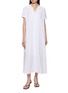 首图 - 点击放大 - THEORY - Short Sleeve Polo Collar Midi Dress