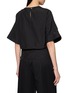 背面 - 点击放大 - THEORY - Short Sleeve Boxy Fit Tie Front Top