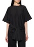首图 - 点击放大 - THEORY - Short Sleeve Boxy Fit Tie Front Top