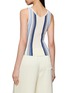 背面 - 点击放大 - THEORY - Striped Ribbed Knit Tank Top