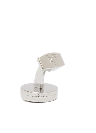 细节 - 点击放大 - TATEOSSIAN - Star Weave Palladium Plated Brass Cufflinks