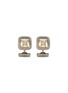 首图 - 点击放大 - TATEOSSIAN - Pyramid Stone citrine Enamel Rhodium Sterling Silver Cufflinks