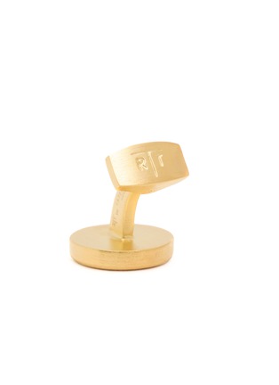细节 - 点击放大 - TATEOSSIAN - Asanoha Gold Palladium Plated Brass Cufflinks