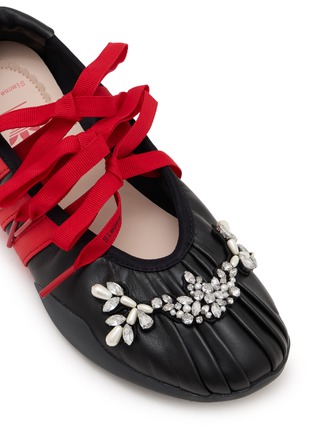 细节 - 点击放大 - ADIDAS - X Simone Rocha Taekwondo Women's Ballerina Sneakers