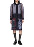 PRADA 透视翻领长款大衣