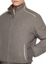  - FABIO GAVAZZI - Contrast Accents Cashmere Bomber Jacket
