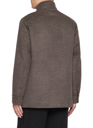 背面 - 点击放大 - FABIO GAVAZZI - Cashmere Mink Pea Coat