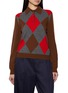 首图 - 点击放大 - PRADA - 菱格纹针织 POLO 衫