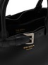 细节 - 点击放大 - PRADA - Mini Belted Leather Buckle Bag