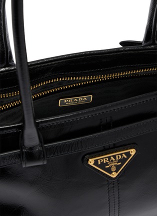 细节 - 点击放大 - PRADA - 中号 BONNIE 皮革手提袋