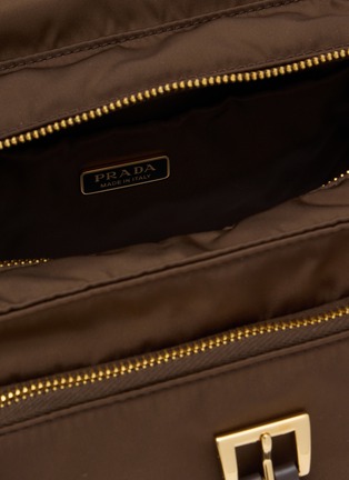 细节 - 点击放大 - PRADA - Medium Explore Re-Nylon Shoulder Bag