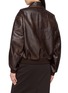 背面 - 点击放大 - PRADA - Oversized Ribbed Cuff Leather Jacket