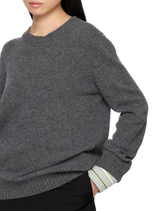  - PRADA - Wide Cuff Crewneck Knit Sweater