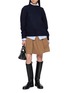 模特儿示范图 - 点击放大 - PRADA - Crewneck Knit Sweater