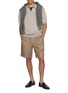 模特儿示范图 - 点击放大 - SUNSPEL - Midweight Riviera Cotton Crewneck T-Shirt