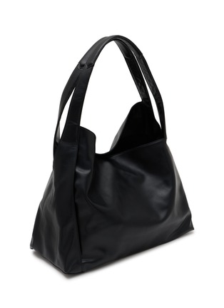 细节 - 点击放大 - DISCORD YOHJI YAMAMOTO - Medium Profile Leather Tote Bag