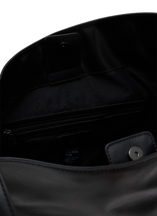 细节 - 点击放大 - DISCORD YOHJI YAMAMOTO - Medium Profile Leather Tote Bag