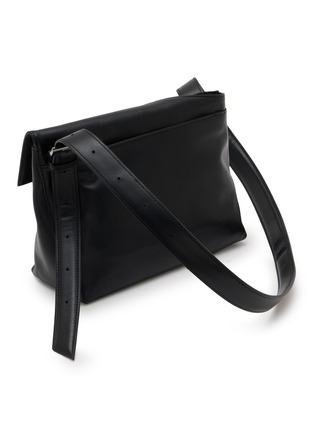 细节 - 点击放大 - DISCORD YOHJI YAMAMOTO - Veil Leather Shoulder Bag