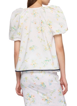 背面 - 点击放大 - KIKA VARGAS - Harpa Floral V-neck Top