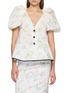 首图 - 点击放大 - KIKA VARGAS - Harpa Floral V-neck Top