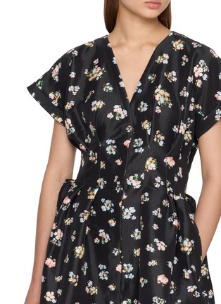  - KIKA VARGAS - Billie V-neck Mini Dress
