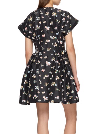 背面 - 点击放大 - KIKA VARGAS - Billie V-neck Mini Dress
