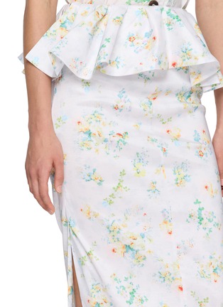  - KIKA VARGAS - Zhao Floral Midi Skirt