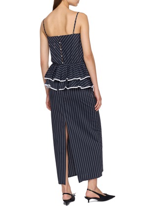 背面 - 点击放大 - KIKA VARGAS - Alanna Cotton Midi Dress