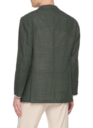 背面 - 点击放大 - RING JACKET - Single Breasted Textured Wool Blazer