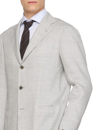  - RING JACKET - Single Breasted Melange Blazer