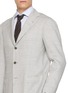  - RING JACKET - Single Breasted Melange Blazer