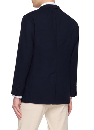 背面 - 点击放大 - RING JACKET - Single Breasted Textured Wool Jacket