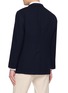 背面 - 点击放大 - RING JACKET - Single Breasted Textured Wool Jacket