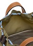 细节 - 点击放大 - CUBA LAB - Habanera Trek Canyon Leather Raffia Bucket Bag